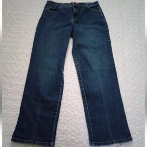 Gloria Vanderbilt Amanda Jeans Women's 10 Blue Medium Wash Stretch Mid-Rise